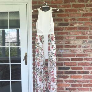 Material Girl High-Low Floral Dress